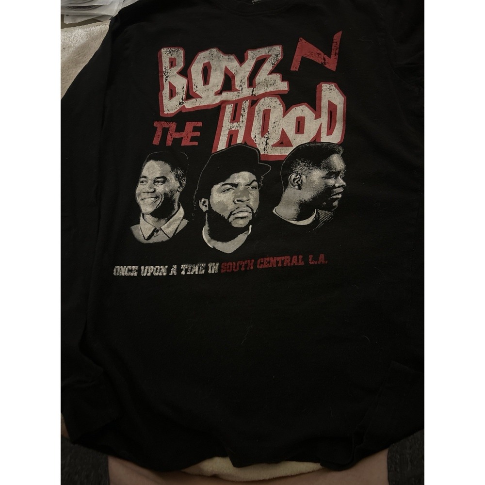 Boyz N the Hood Movie Graphic Sweatshirt Mens Medium Black Hip Hop Film